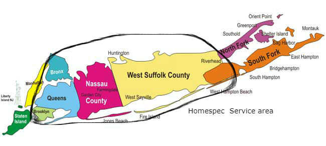 Homespec Service area map image